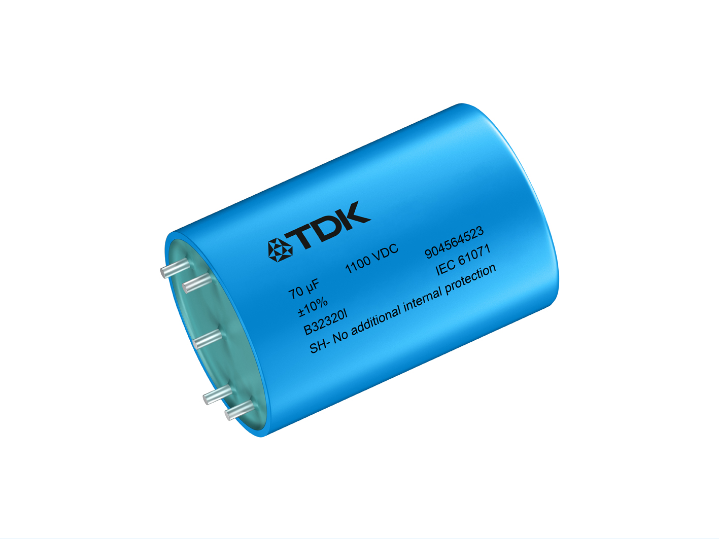 Compact DC-Link Solution for PCB Mounting in Cylindrical Shape
